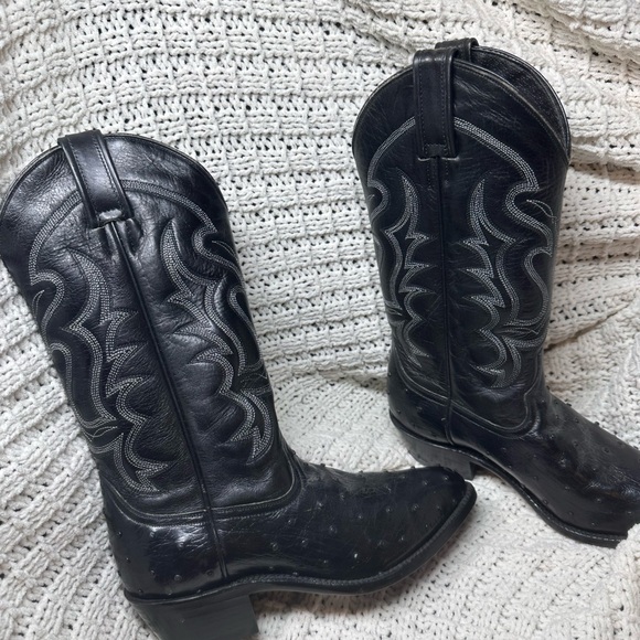 Durango Western Cowboy Boots Black Stud Like New Size 6 - Picture 2 of 7